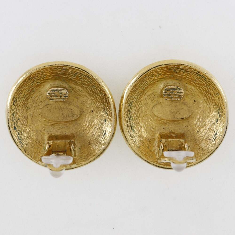 Chanel Cc Logo Clip-On Earrings Metal #207596C76B - Picture 4 of 9